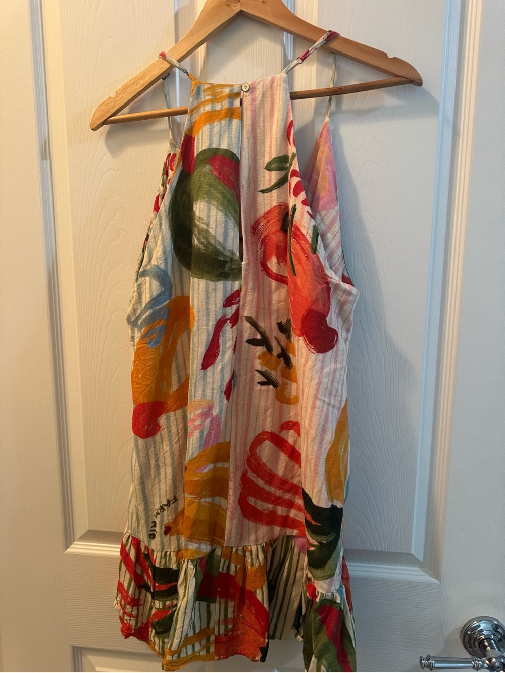 FARM Rio Colorful Printed Ruffle Mini Dress XL - Picture 4 of 7